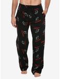 Parks and Recreation Mouse Rat Sleep Pants - BoxLunch Exclusive, BLACK, hi-res