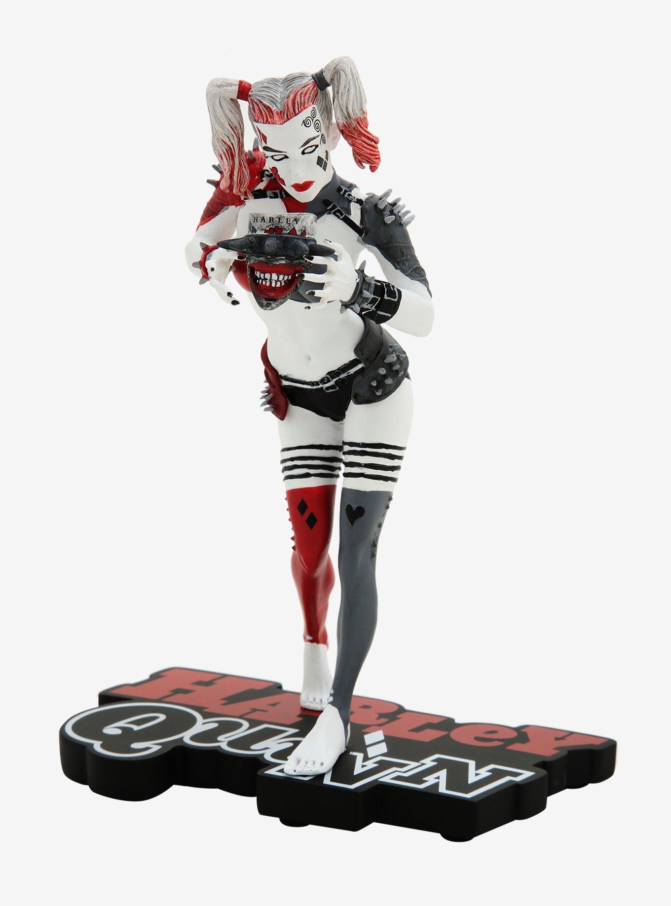DC Collectibles DC Comics Harley Quinn Red White & Black Metal Greg Horn Statue, , hi-res