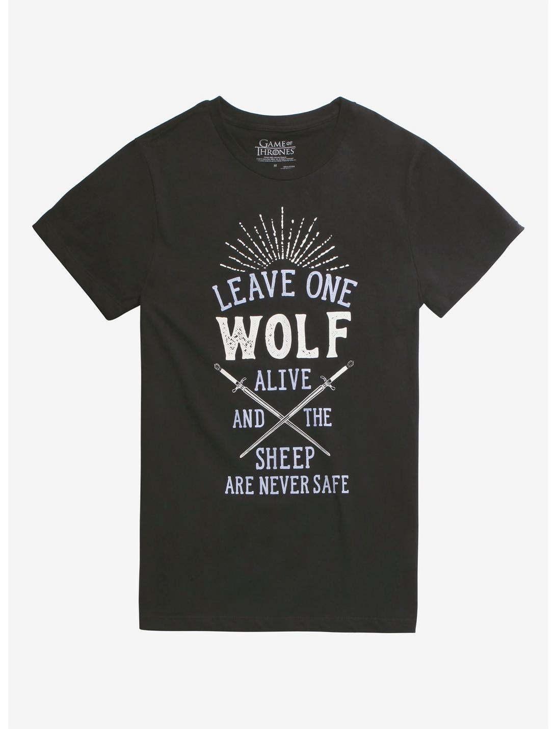 Game Of Thrones One Wolf Arya Stark T-Shirt, BLUE, hi-res