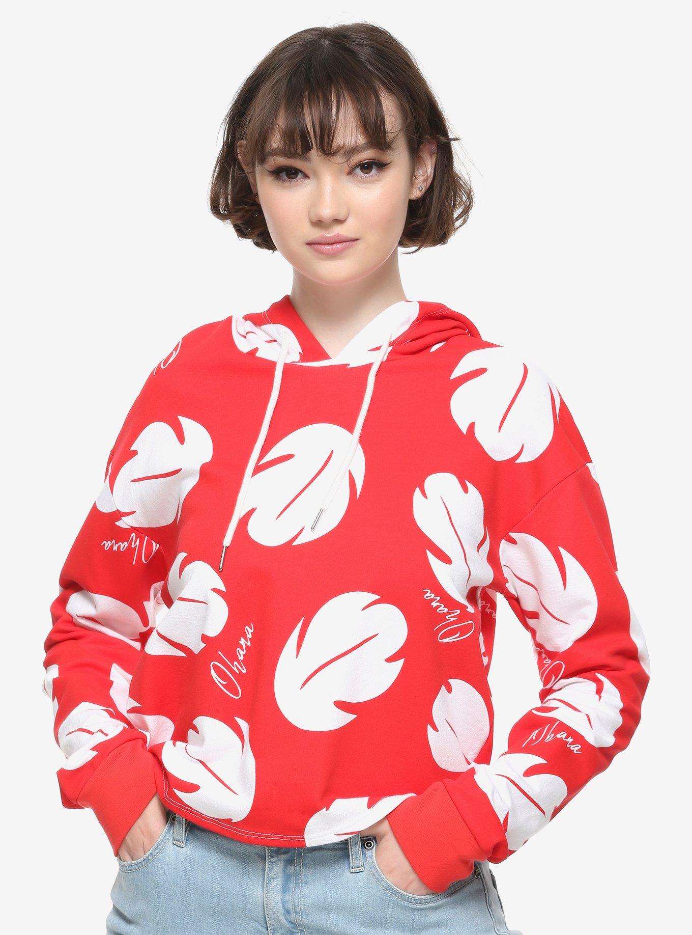 Disney Lilo & Stitch Lilo Crop Hoodie, MULTI, hi-res