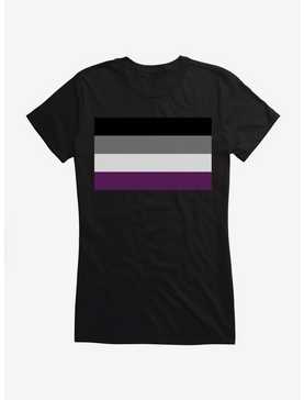 Pride Asexual Flag Girls T-Shirt, , hi-res