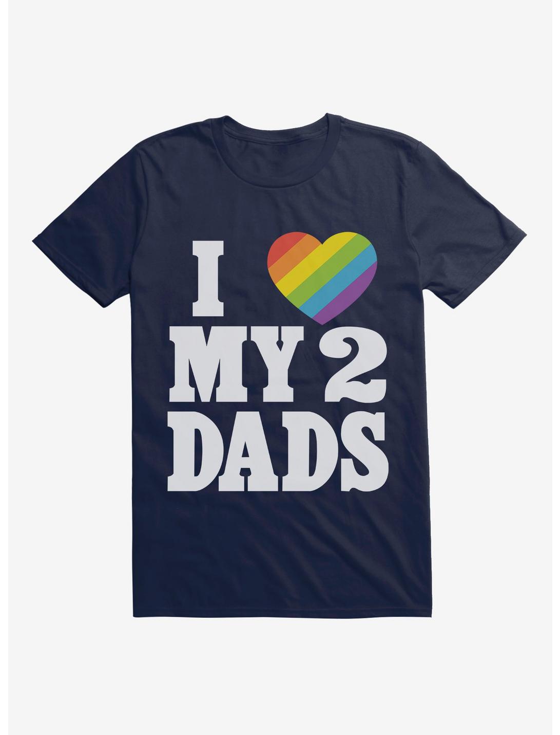Pride I Heart My Two Dads T-Shirt, , hi-res