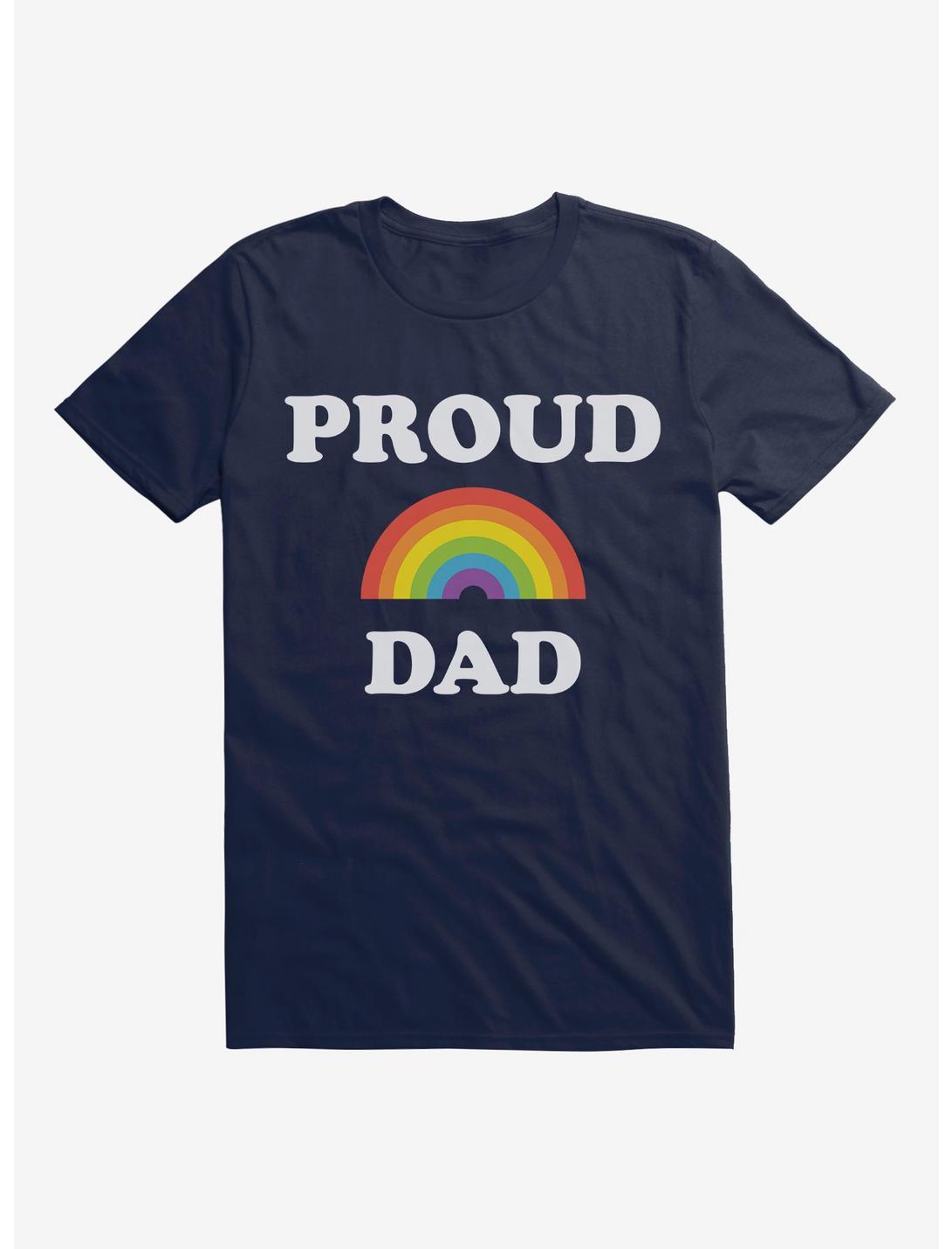 Pride Proud Rainbow Dad T-Shirt, , hi-res