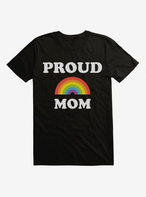 Pride Proud Rainbow Mom T-Shirt | Hot Topic