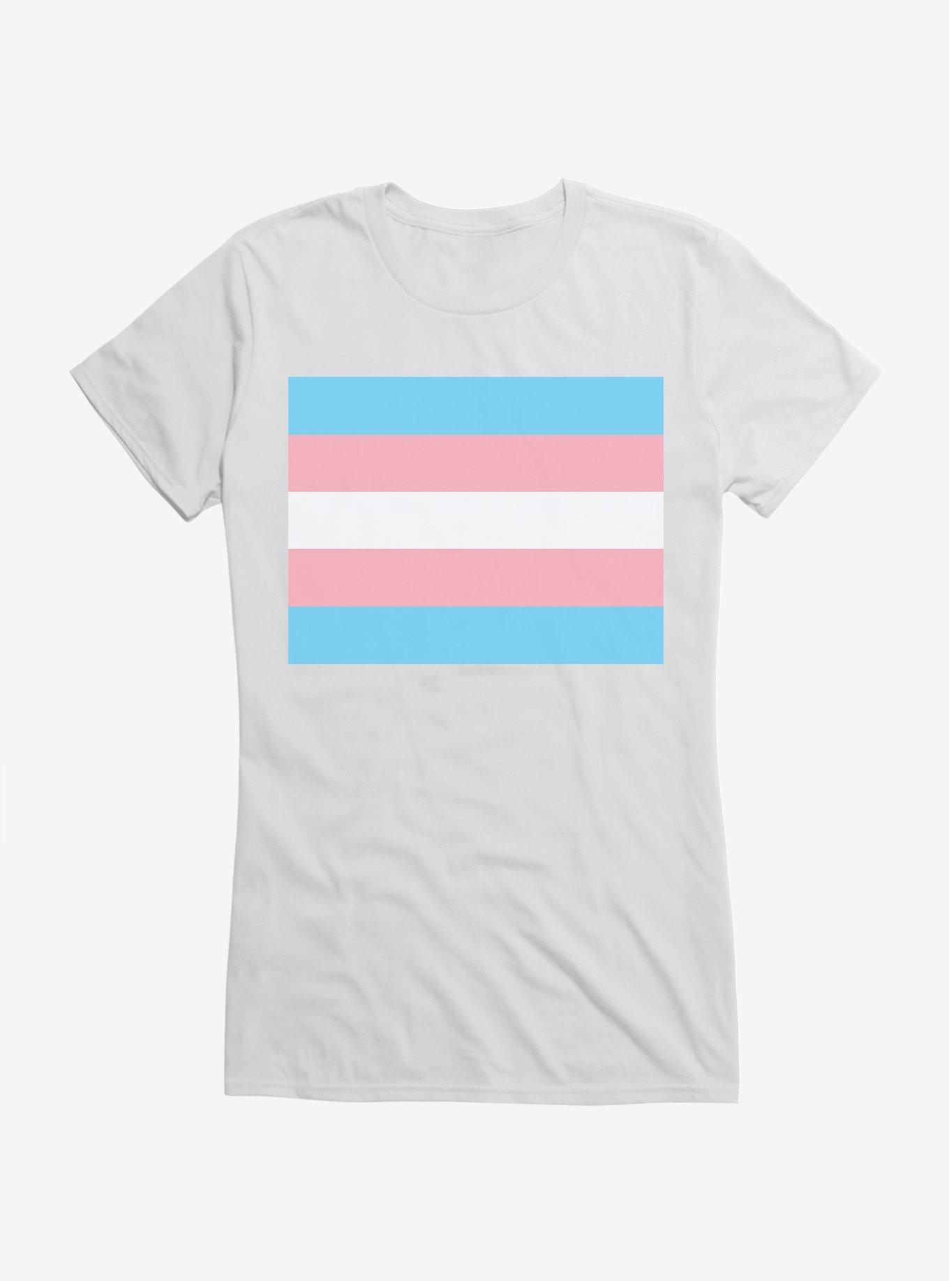 Pride Transgender Flag T-Shirt, WHITE, hi-res