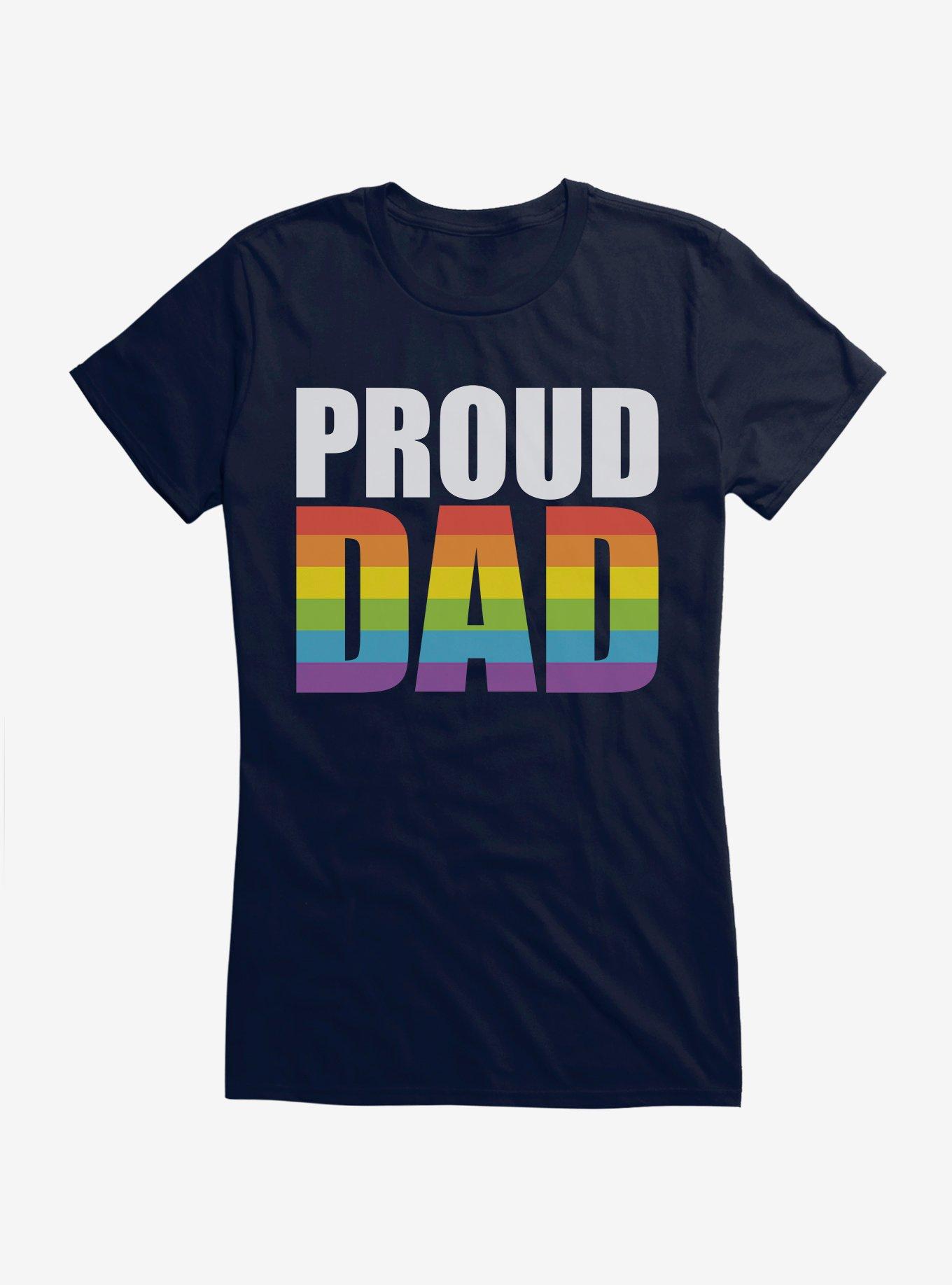 Pride Proud Dad Girls T-Shirt, , hi-res