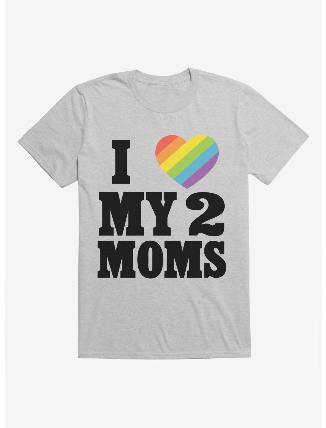 Pride I Heart My Two Moms T-Shirt, , hi-res