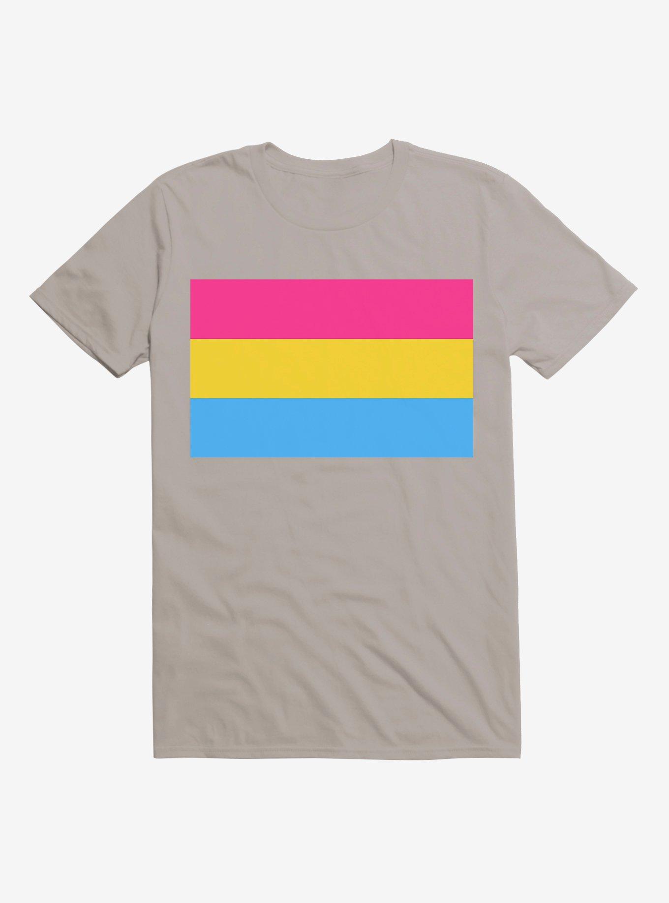 Pride Pansexual Flag T-Shirt, LIGHT GREY, hi-res