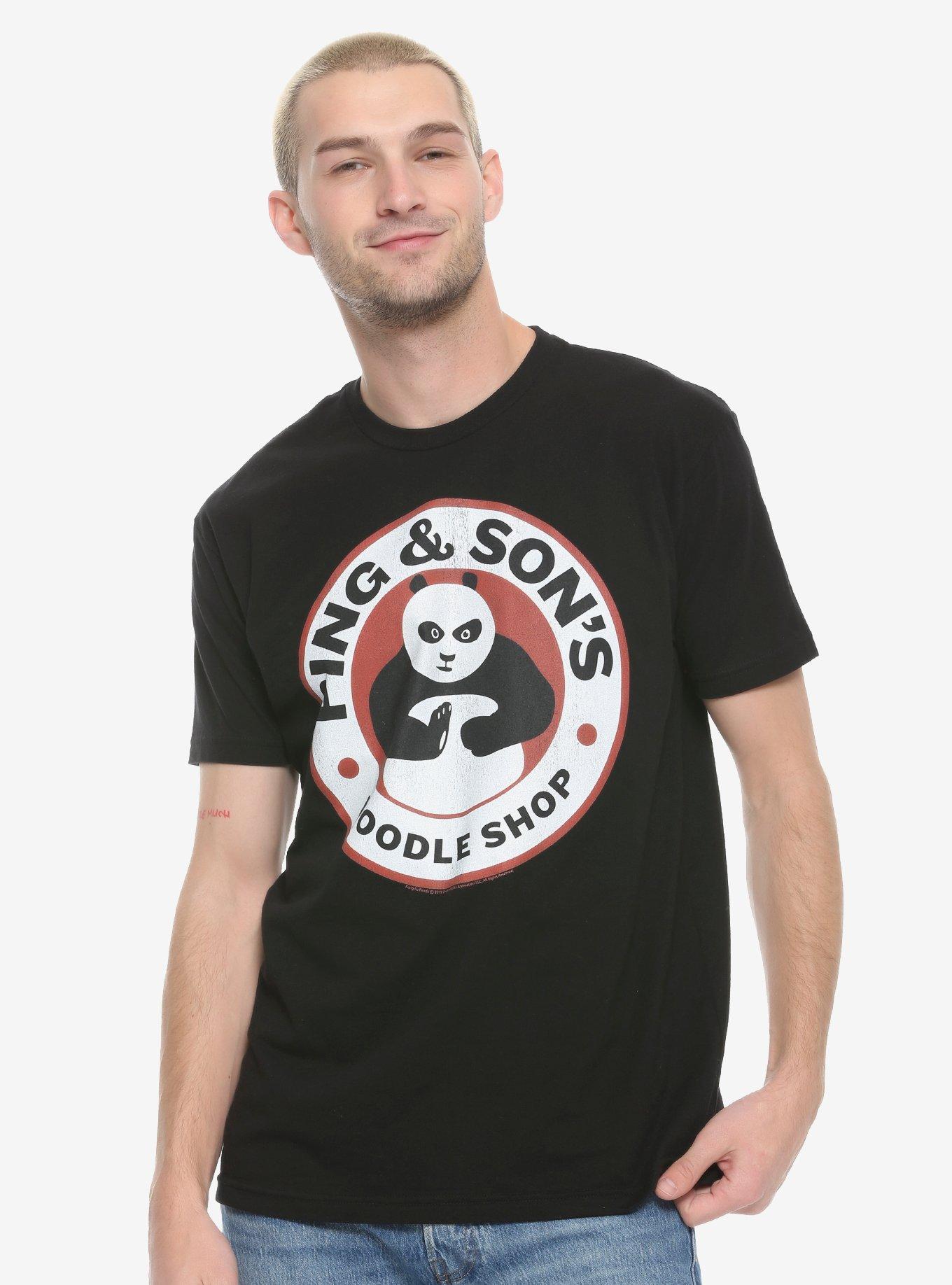 Kung Fu Panda Ping & Son's Noodle Shop T-Shirt, BLACK, hi-res