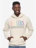 Marvel Avengers Initiative Multicolored Hoodie - BoxLunch Exclusive, TAN/BEIGE, hi-res