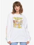 Disney Oliver & Company Checkered Women's Long Sleeve T-Shirt - BoxLunch Exclusive, WHITE, hi-res