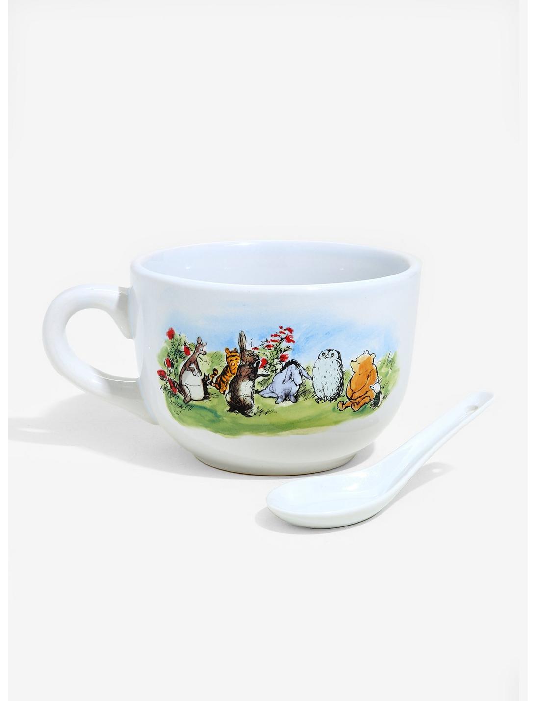 Disney Winnie the Pooh Soup Mug with Spoon - BoxLunch Exclusive, , hi-res