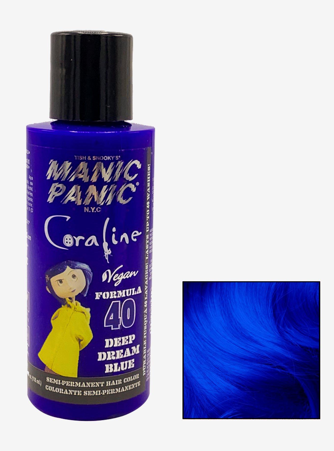 Manic Panic Coraline Deep Dream Blue Semi-Permanent Hair Dye | Hot Topic