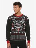Holiday Krampus Fair Isle Sweater Hot Topic Exclusive, MULTI, hi-res