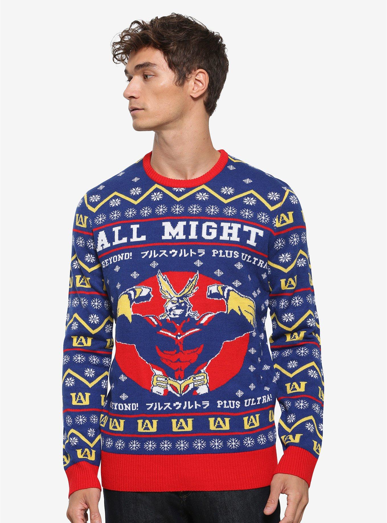 My hero academia shop all might sweater