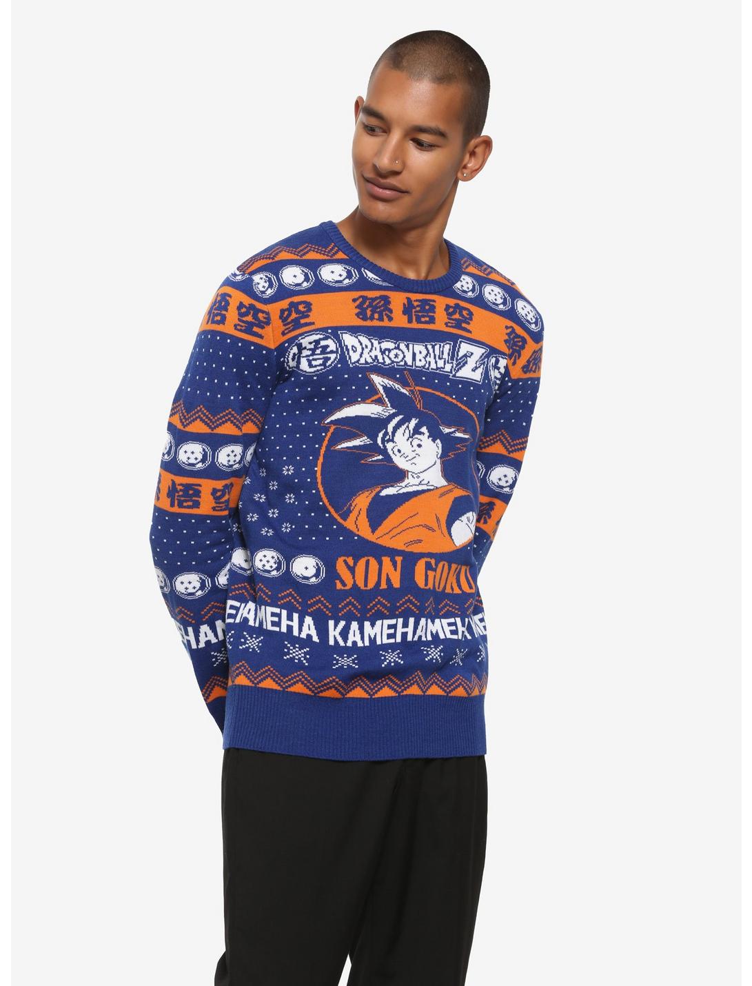 Dragon Ball Z Son Goku Ugly Holiday Sweater - BoxLunch Exclusive, MULTI, hi-res