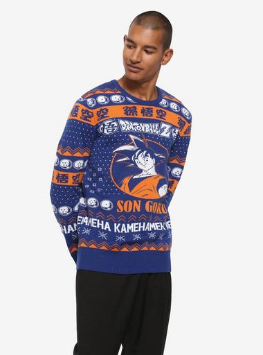 Dragon Ball Z Son Goku Ugly Holiday Sweater - BoxLunch Exclusive