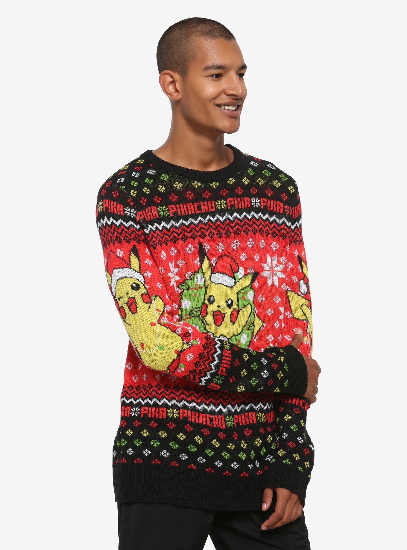 Pokemon christmas outlet sweaters