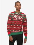 Nintendo The Legend of Zelda Emblem Ugly Holiday Sweater - BoxLunch Exclusive, MULTI, hi-res