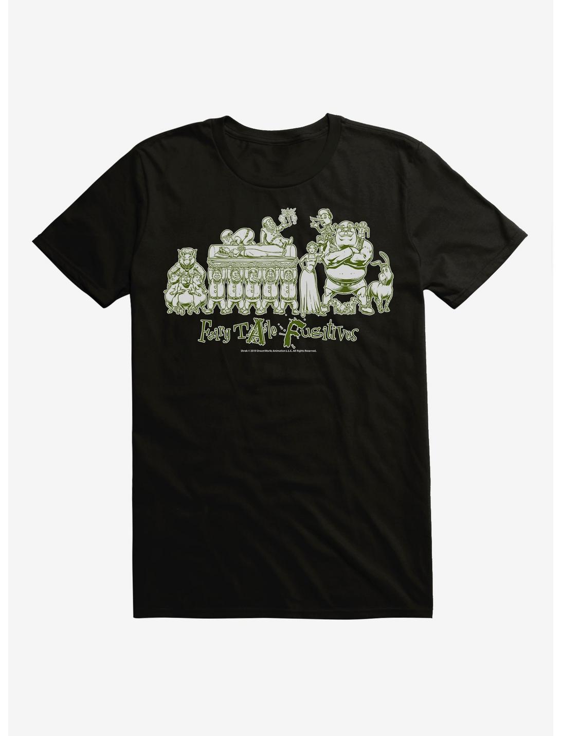 Shrek Fairytale Fugitives T-Shirt, BLACK, hi-res