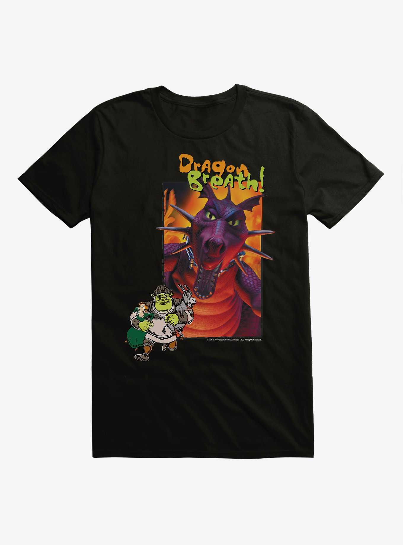 Shrek Dragon Breath Poster T-Shirt, , hi-res