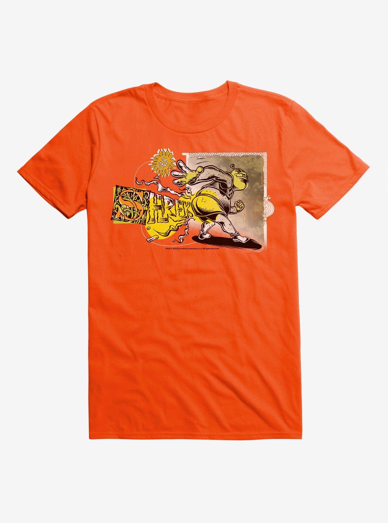 Shrek Shrek Title Fart T-Shirt, ORANGE, hi-res