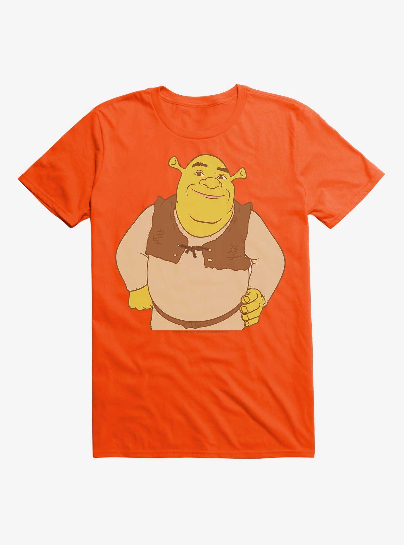 Shrek Smiling Shrek T-Shirt, ORANGE, hi-res