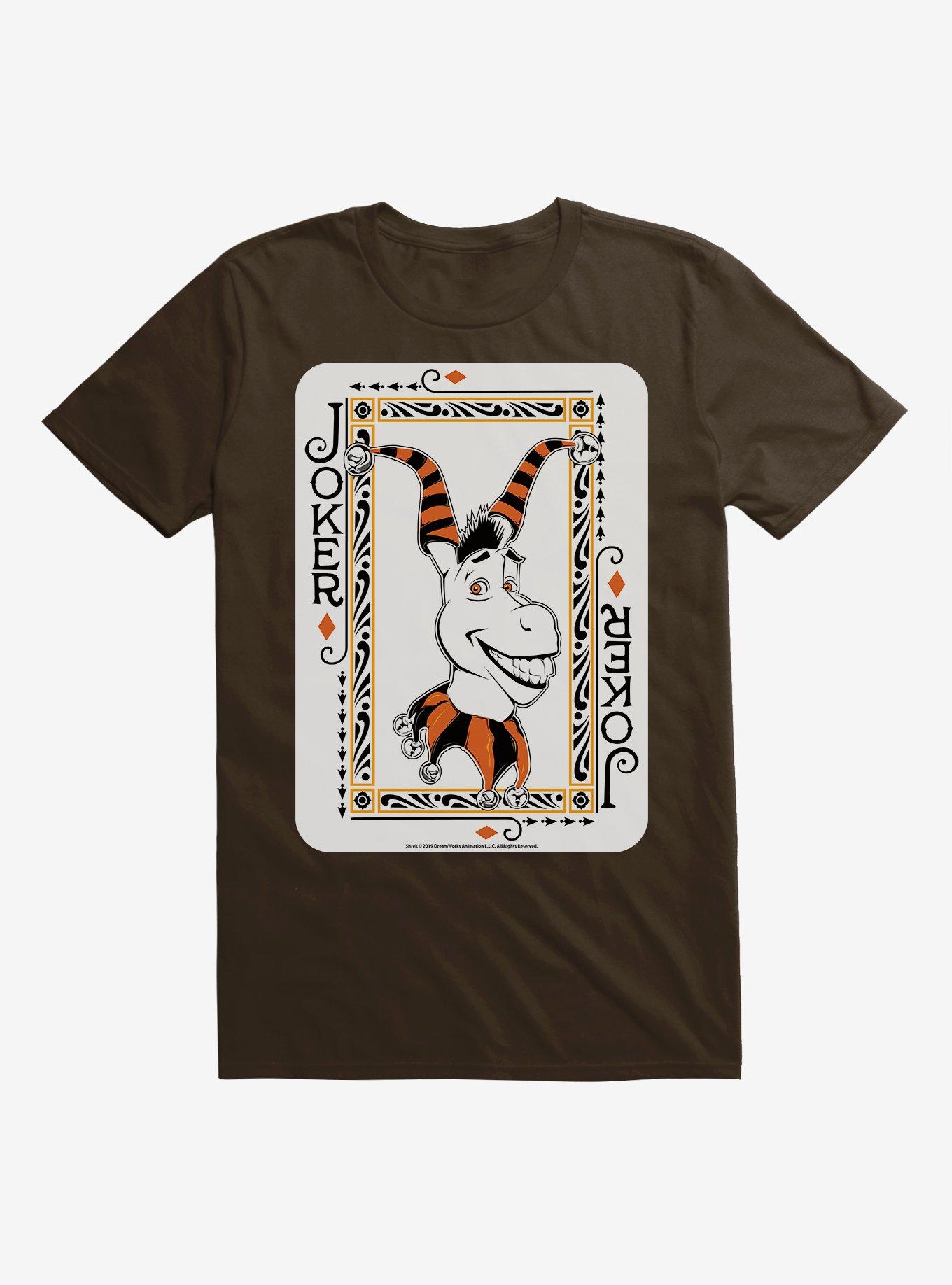 Shrek Donkey Joker Card T-Shirt, , hi-res