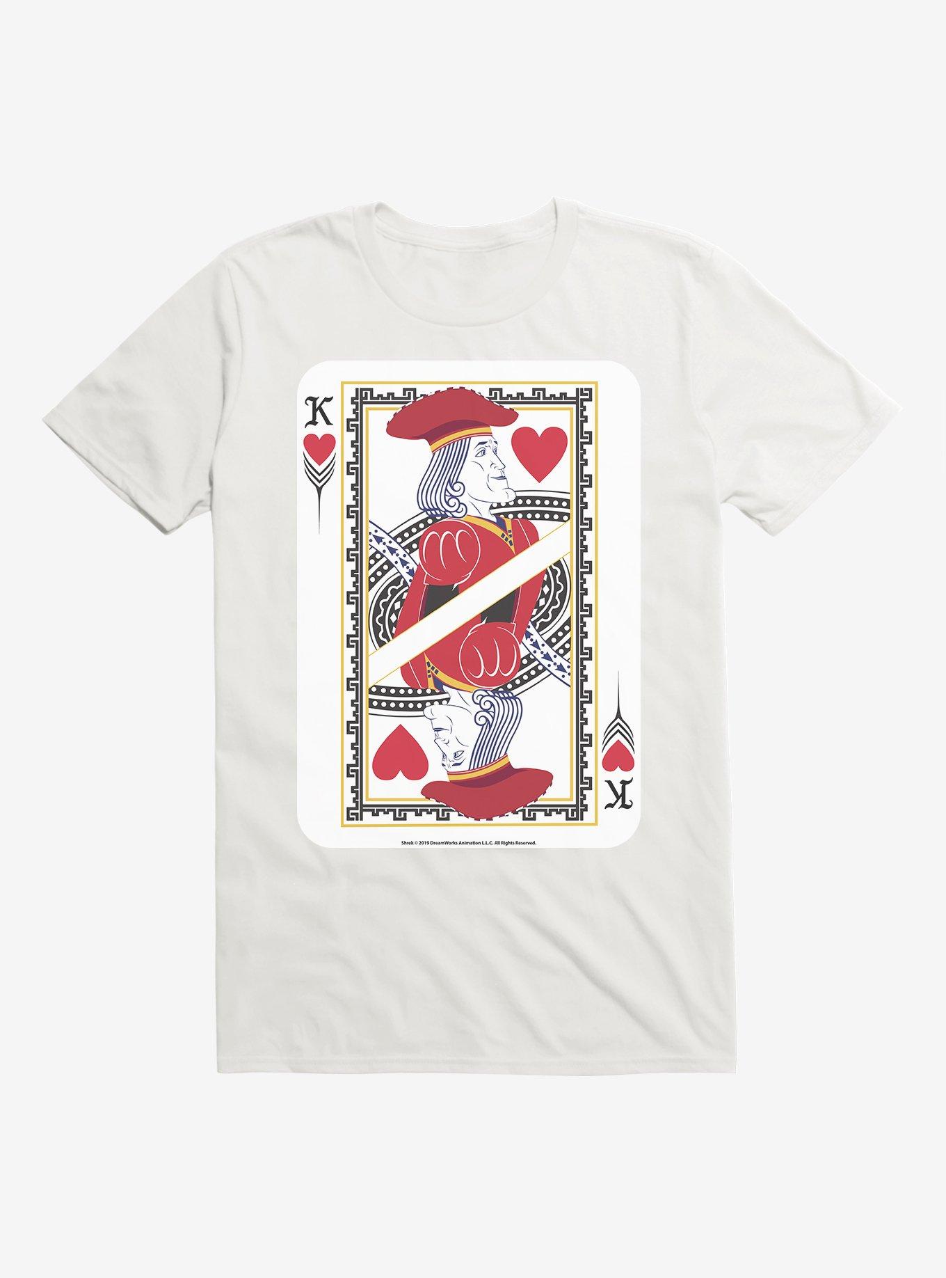 Shrek Farquaad King Card T-Shirt, WHITE, hi-res