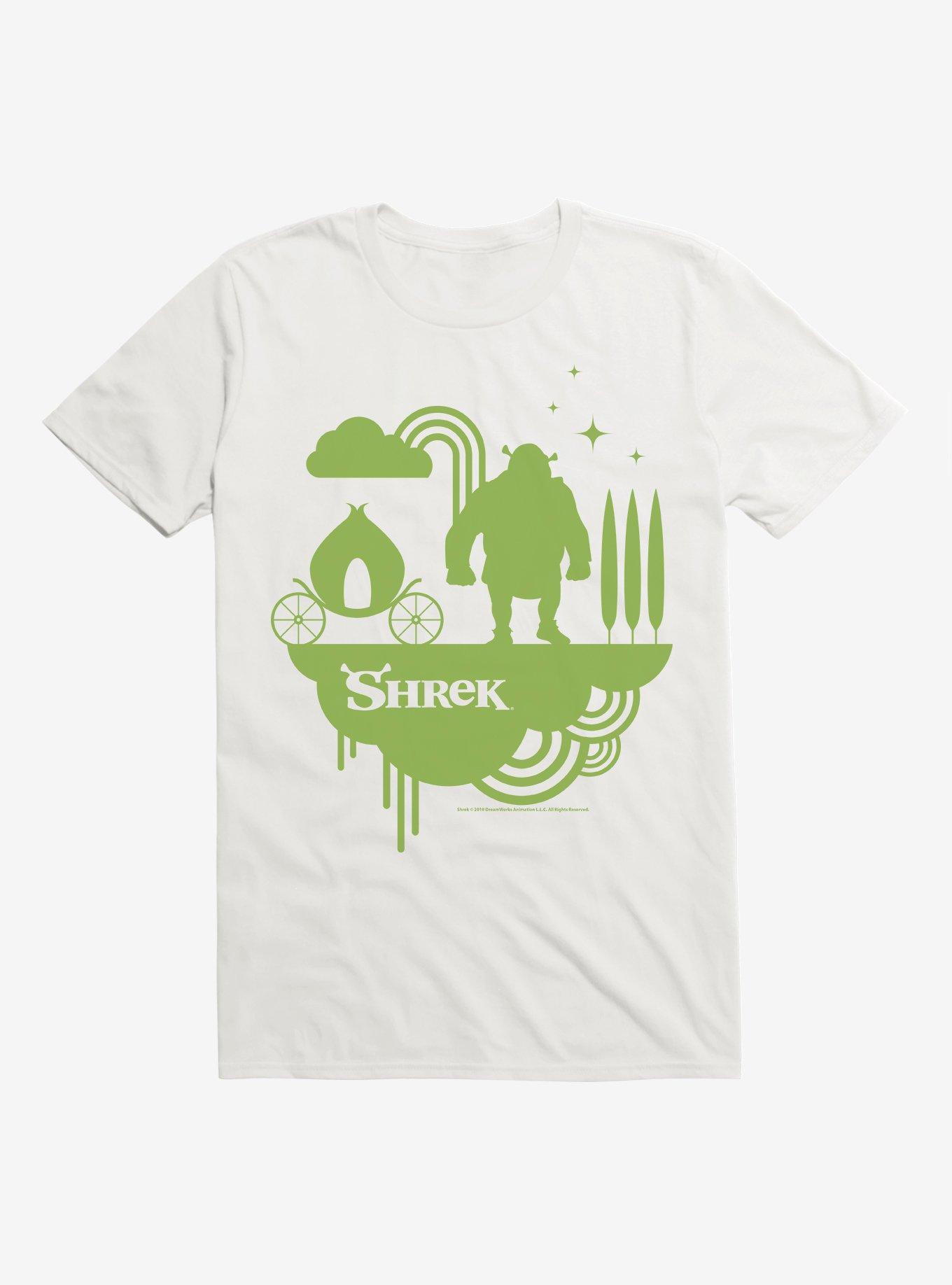 Shrek Onion Carriage Outline T-Shirt, , hi-res