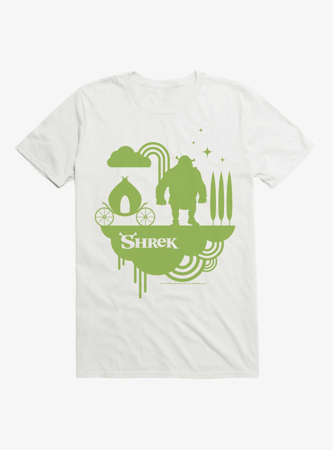 Shrek Onion Carriage Outline T-Shirt, , hi-res