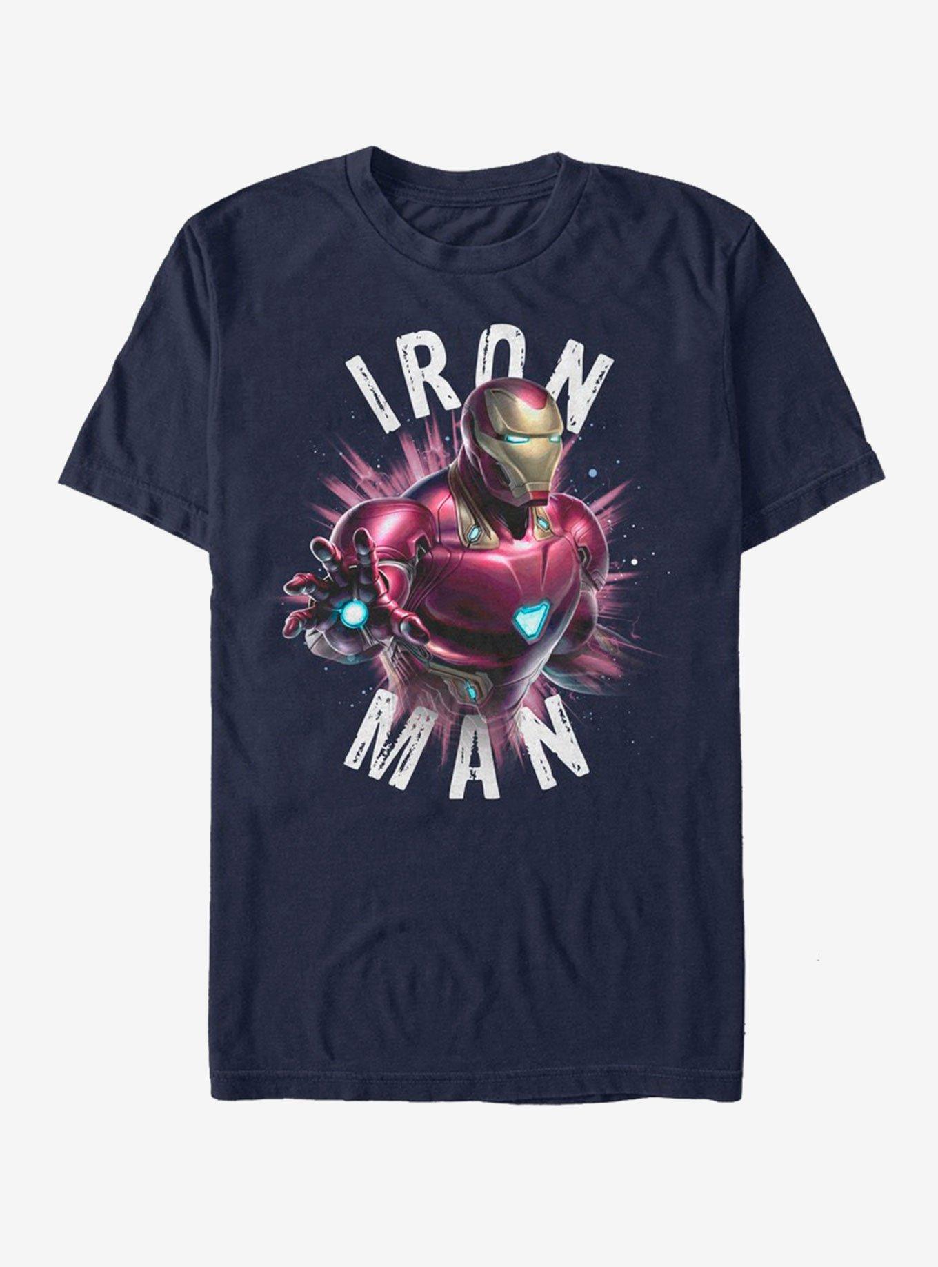 Marvel Avengers Endgame Iron Man Burst T-Shirt, , hi-res