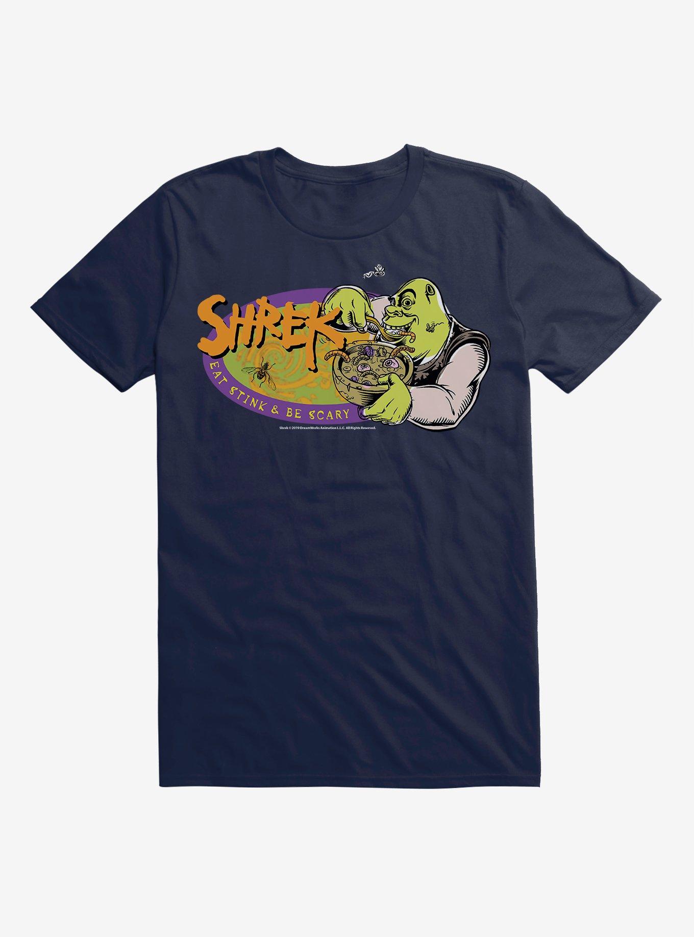 Shrek Eat Stink Be Scary T-Shirt | BoxLunch