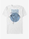 Marvel Avengers Endgame Thor Simplicity T-Shirt, WHITE, hi-res