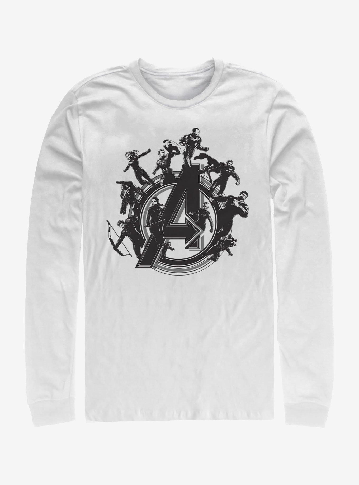Marvel Avengers Endgame Flying Heroes Long Sleeve T-Shirt, , hi-res