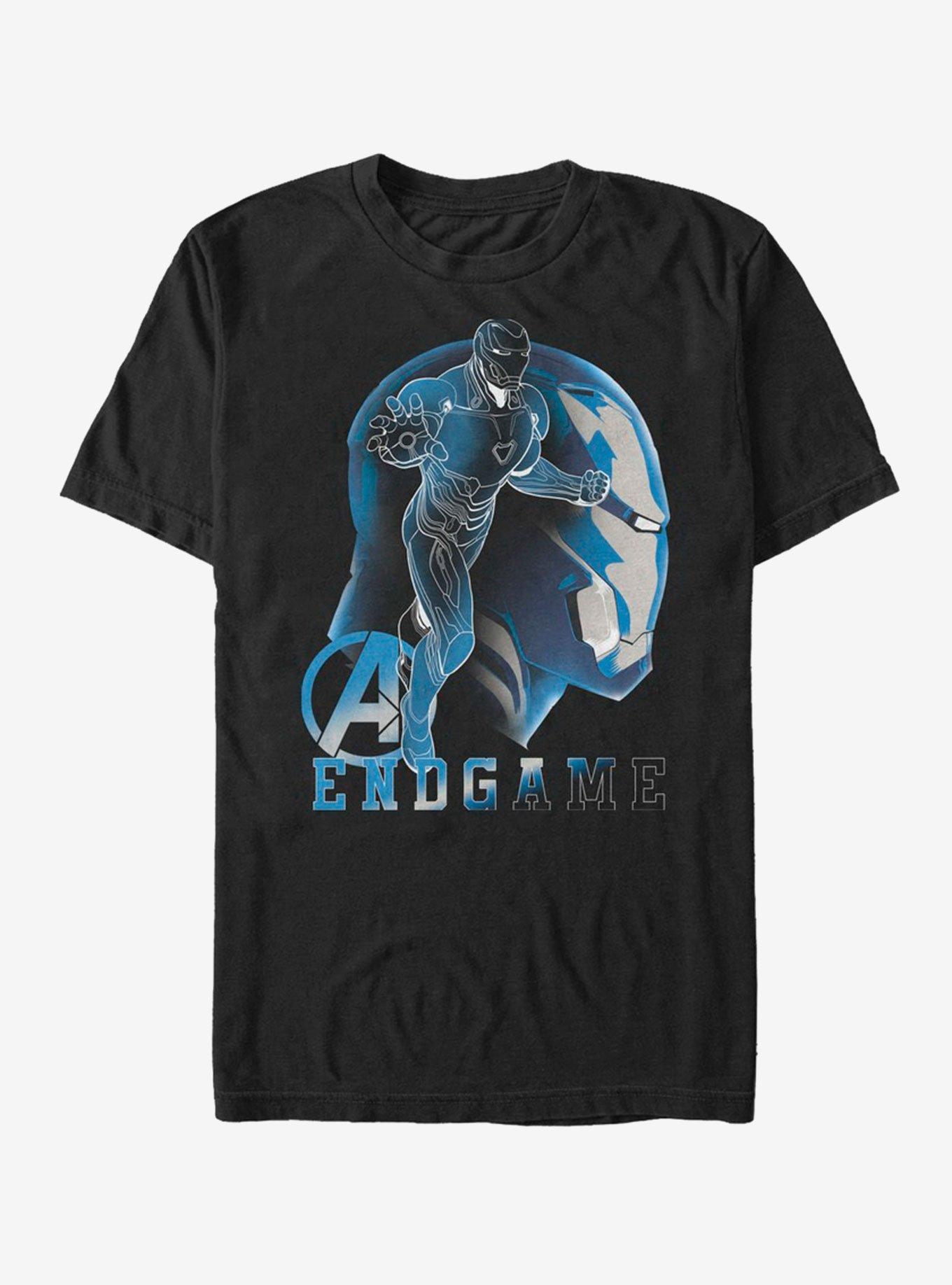 Marvel Avengers Endgame Iron Man Endgame Silhouette T-Shirt, BLACK, hi-res