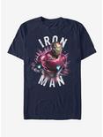 Marvel Avengers Endgame Iron Man Burst T-Shirt, NAVY, hi-res