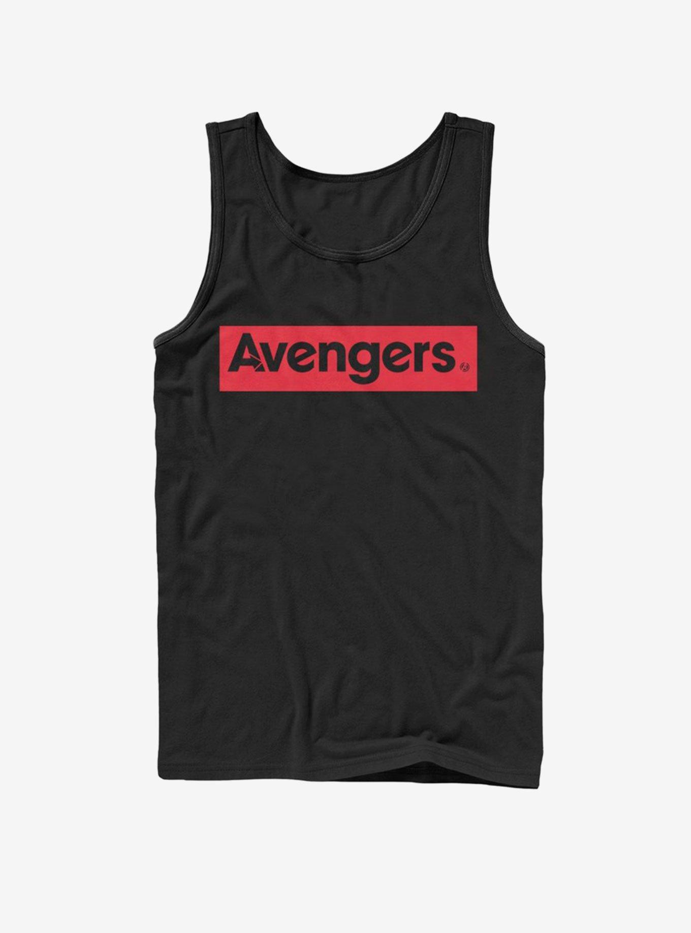 Marvel Avengers Endgame Avengers Tank, BLACK, hi-res