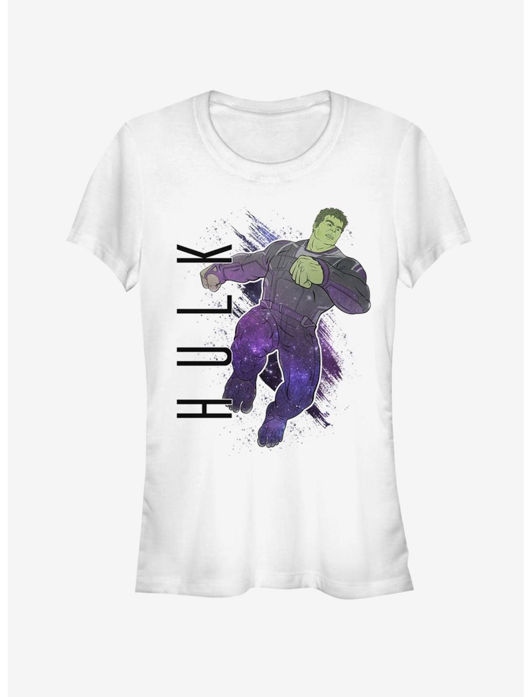 Marvel Avengers Endgame Hulk Painted Girls T-Shirt, WHITE, hi-res