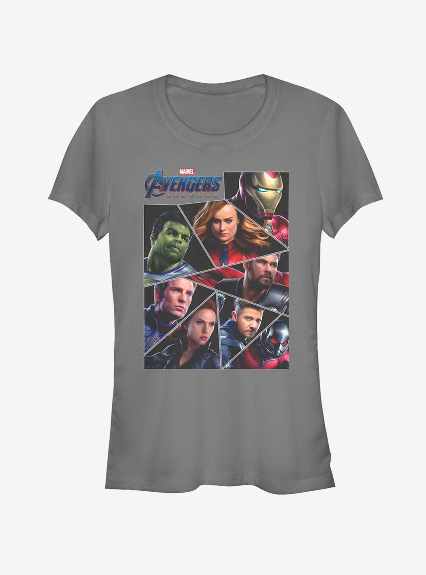 Marvel Avengers Endgame Avengers Group Girls T-Shirt, CHARCOAL, hi-res