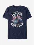 Marvel Avengers Endgame Cap Burst T-Shirt, NAVY, hi-res