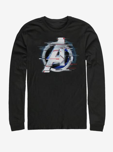 Marvel Avengers Endgame White Flares Long Sleeve T-Shirt - BLACK | BoxLunch