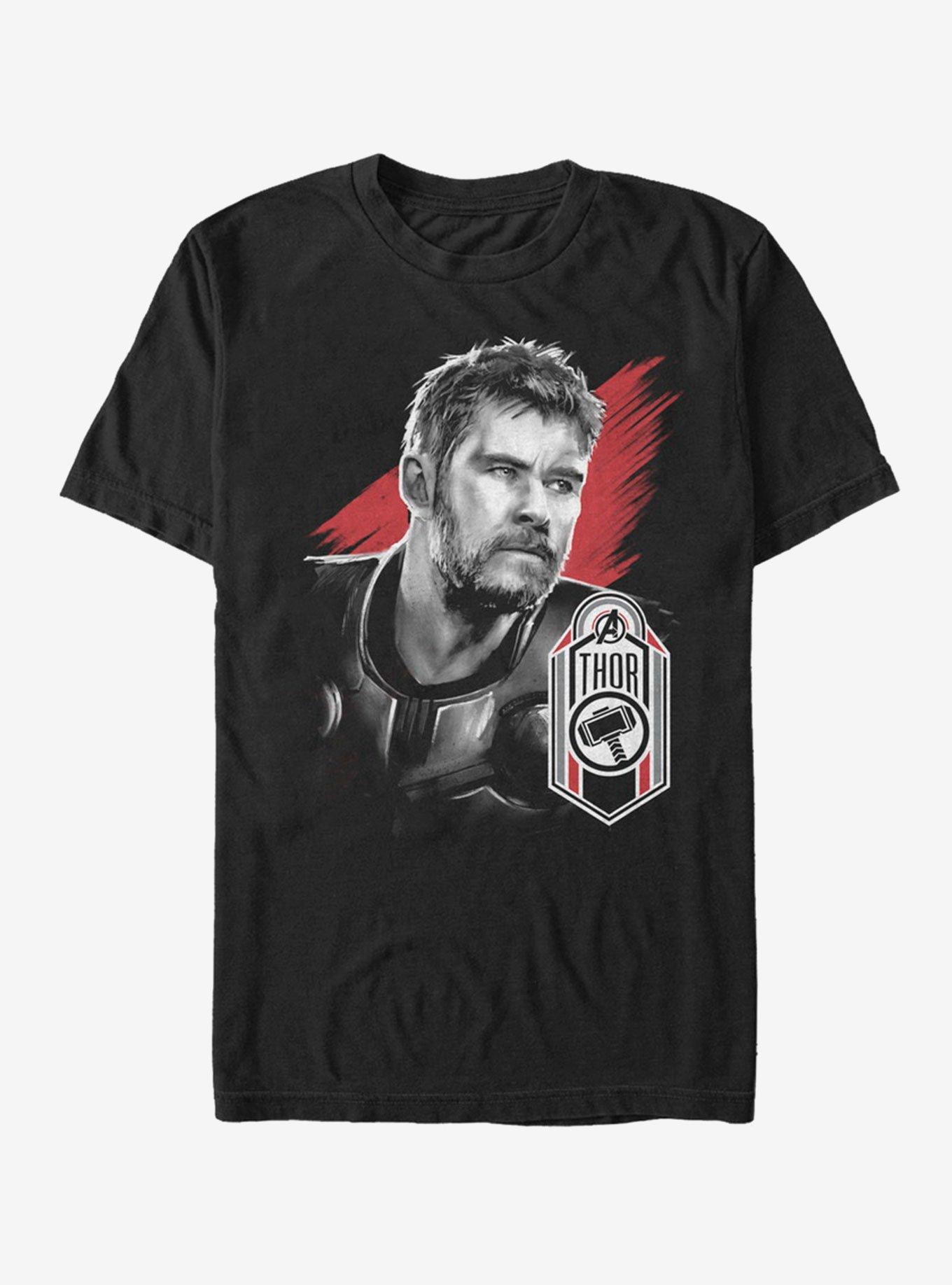 Marvel Avengers Endgame Thor Tag T-Shirt, BLACK, hi-res