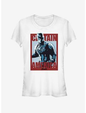 Marvel Avengers Endgame Captain America Poster Girls T-Shirt, , hi-res
