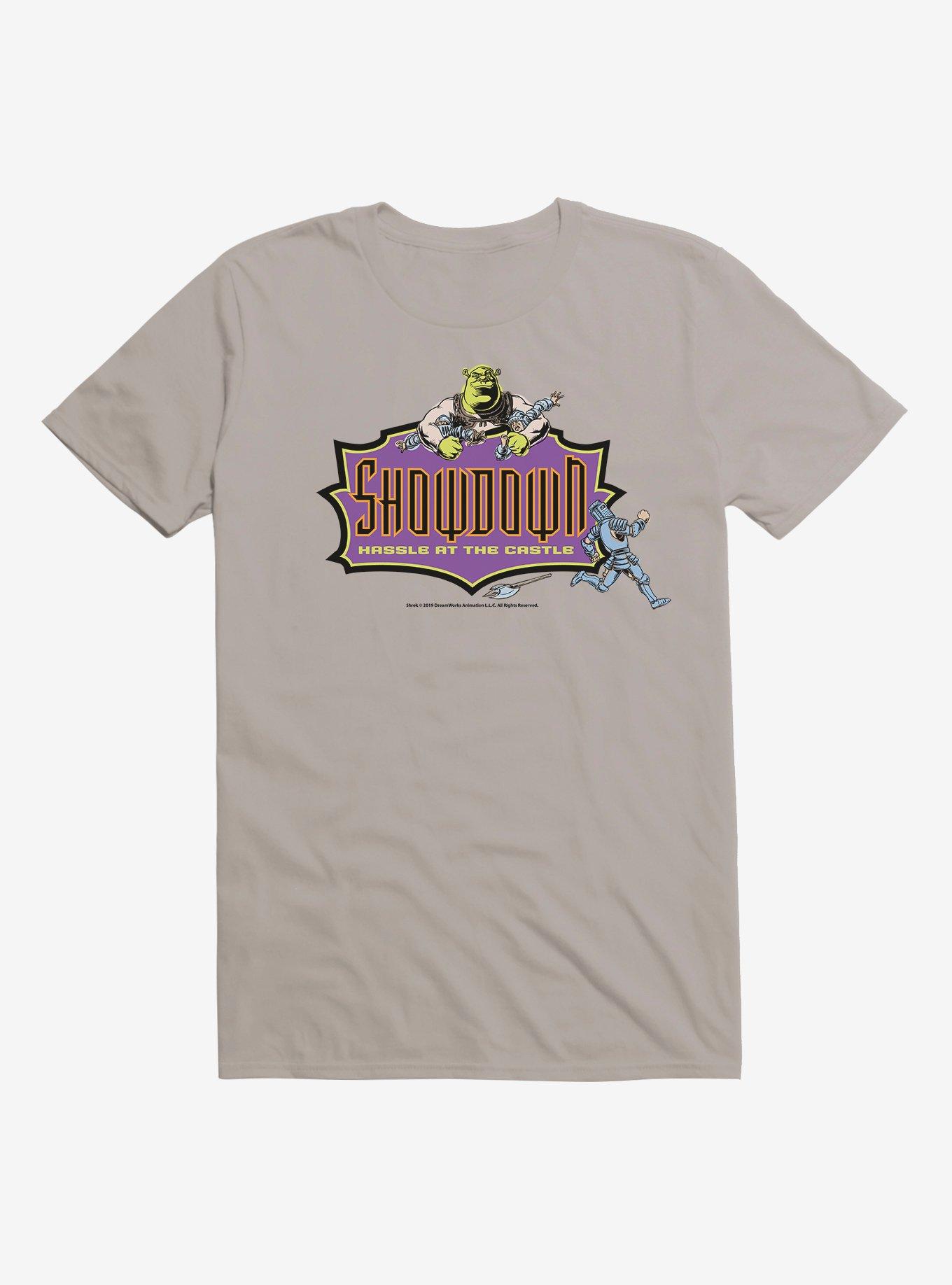 Shrek Showdown Logo T-Shirt, LIGHT GREY, hi-res