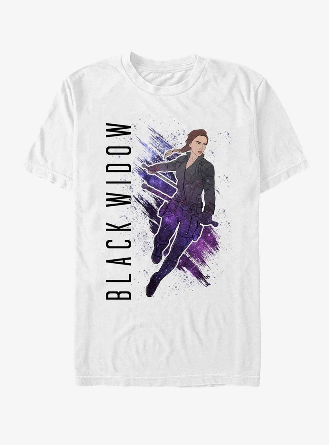 Marvel Avengers Endgame Black Widow Painted T-Shirt, , hi-res