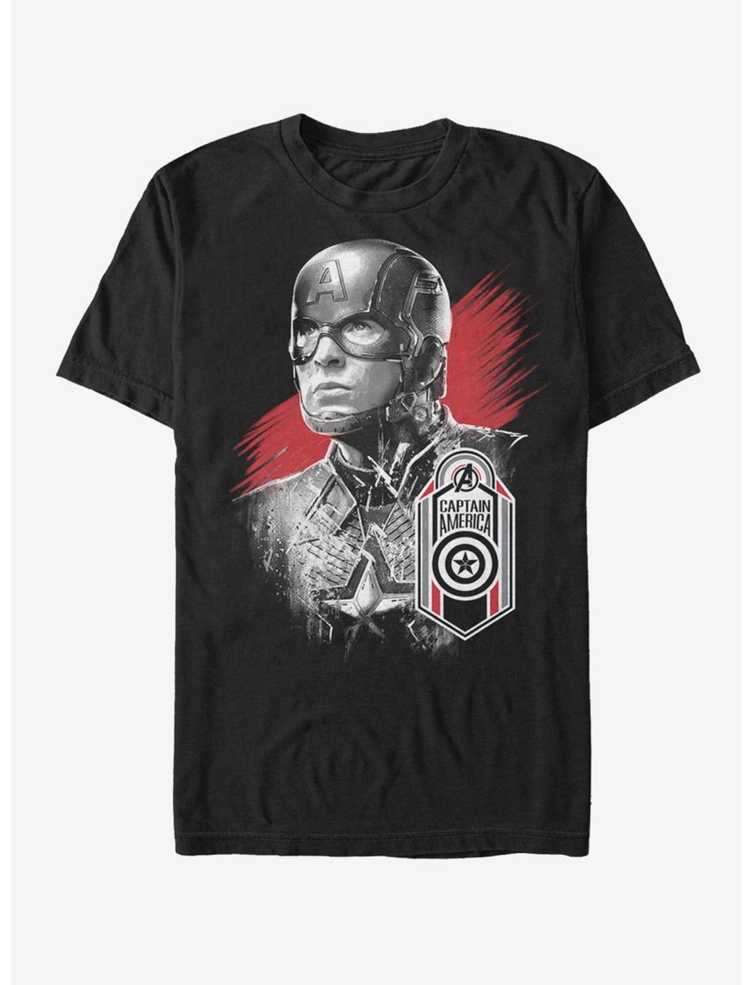Marvel Avengers Endgame Cap Tag T-Shirt, BLACK, hi-res