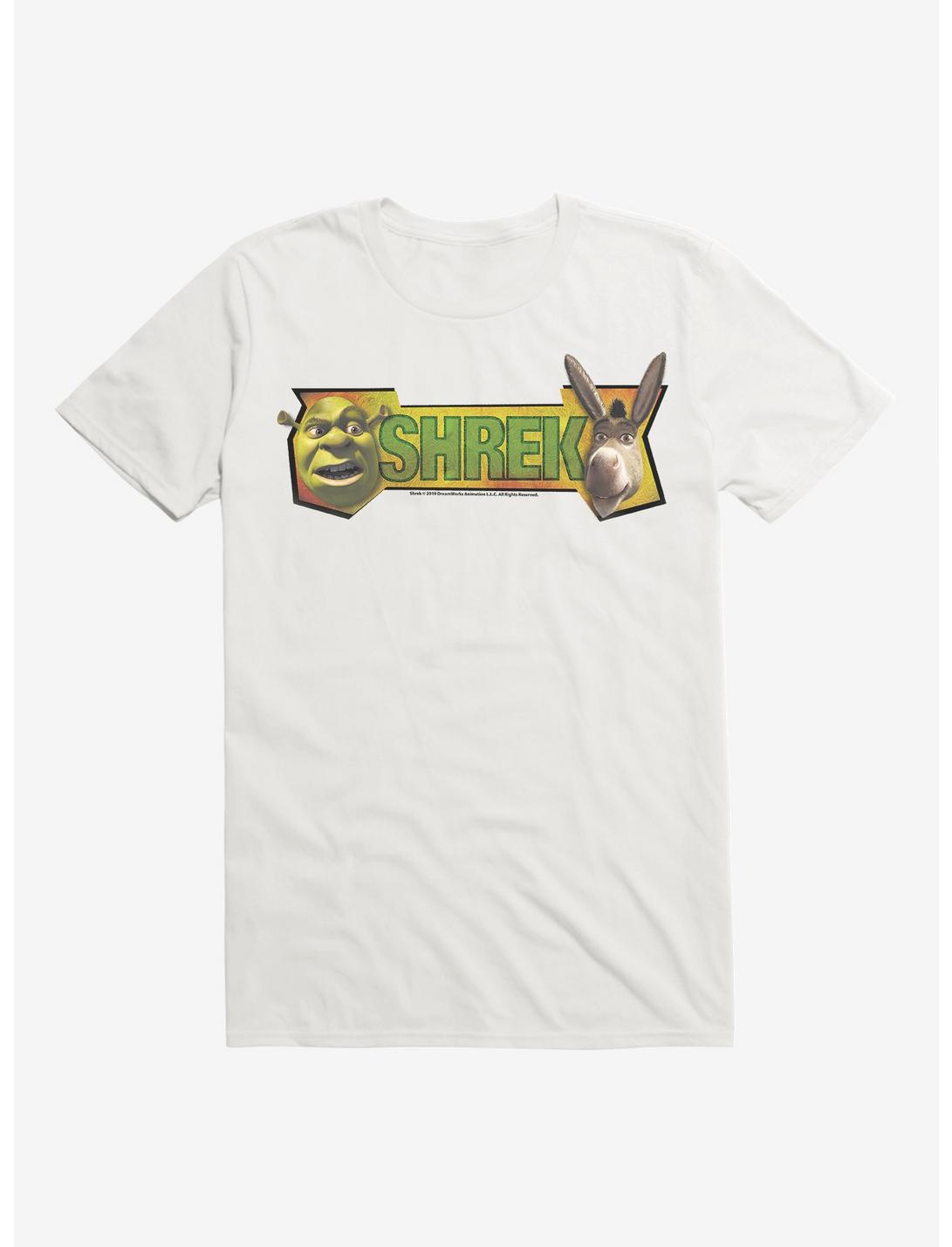 Shrek Shrek And Donkey Faces T-Shirt, , hi-res