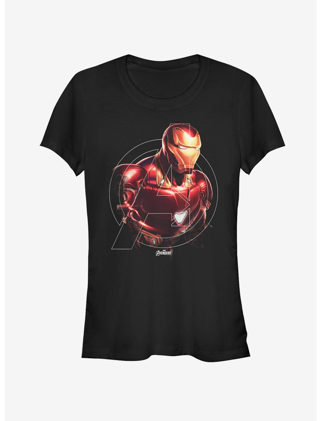 Marvel Avengers Endgame Iron Man Hero Girls T-Shirt, BLACK, hi-res