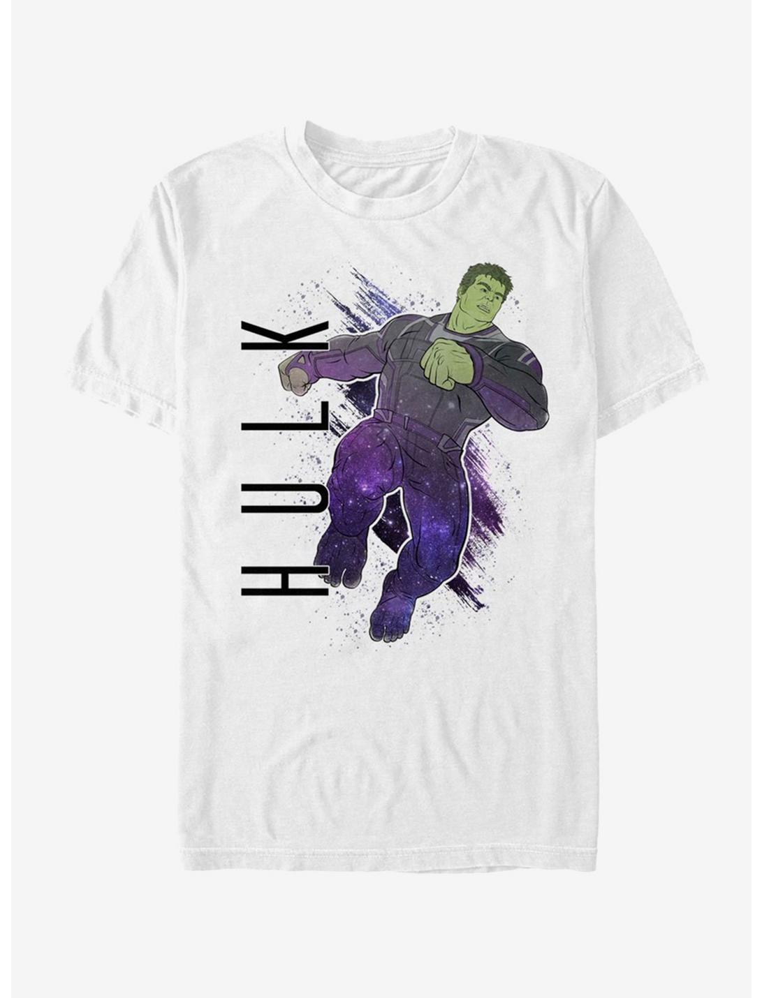 Marvel Avengers Endgame Hulk Painted T-Shirt, WHITE, hi-res